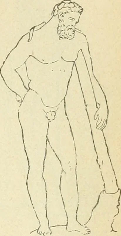 An illustration from Répertoire de la statuaire grecque et romaine, 1908, leaf 254