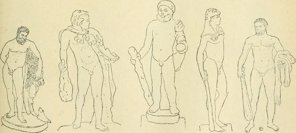 An illustration from Répertoire de la statuaire grecque et romaine, 1908, leaf 254