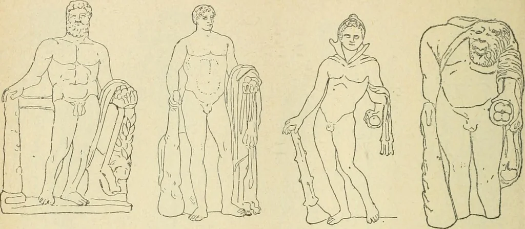 An illustration from Répertoire de la statuaire grecque et romaine, 1908, leaf 255