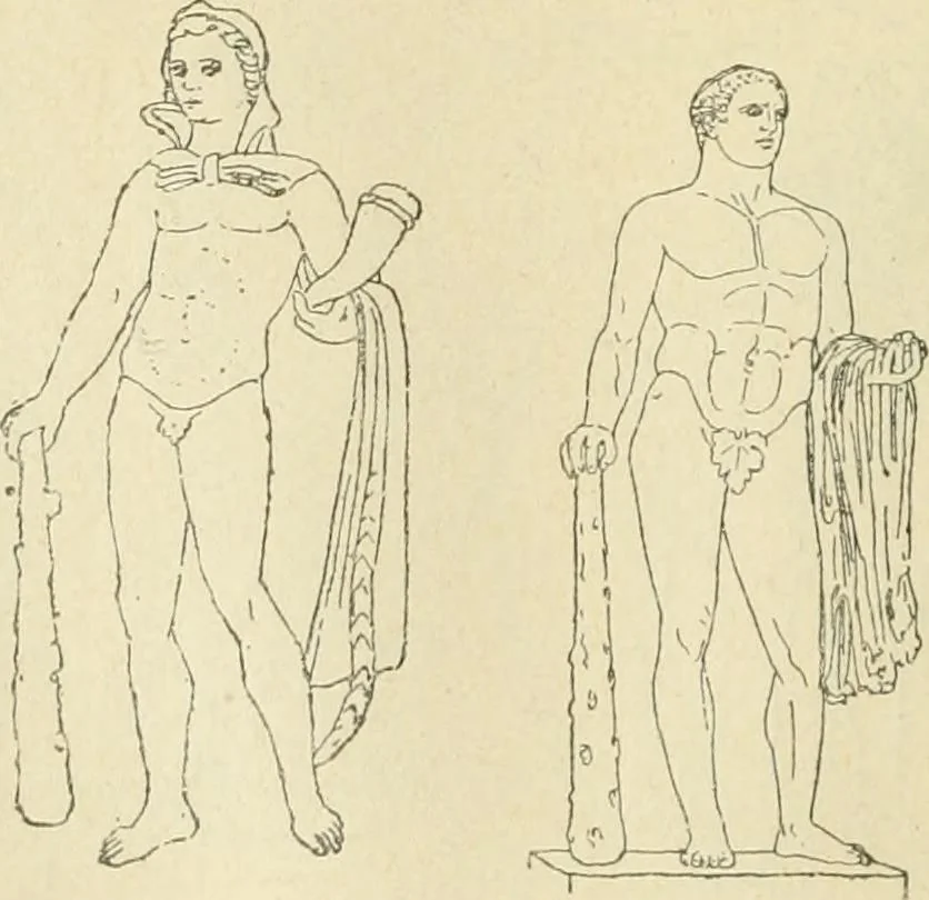 An illustration from Répertoire de la statuaire grecque et romaine, 1908, leaf 255