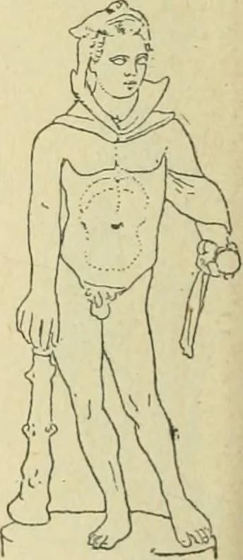 An illustration from Répertoire de la statuaire grecque et romaine, 1908, leaf 255