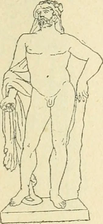An illustration from Répertoire de la statuaire grecque et romaine, 1908, leaf 256