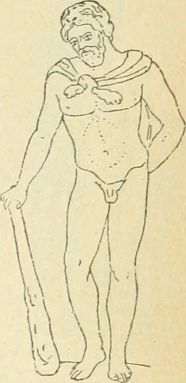 An illustration from Répertoire de la statuaire grecque et romaine, 1908, leaf 256