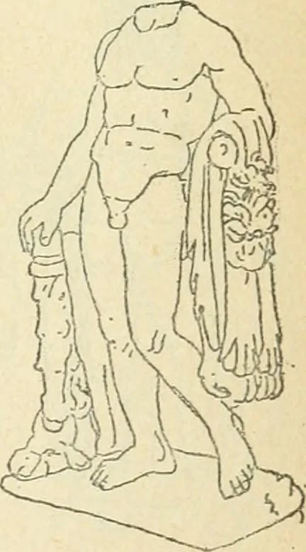 An illustration from Répertoire de la statuaire grecque et romaine, 1908, leaf 256