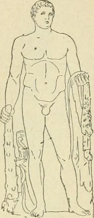 An illustration from Répertoire de la statuaire grecque et romaine, 1908, leaf 257