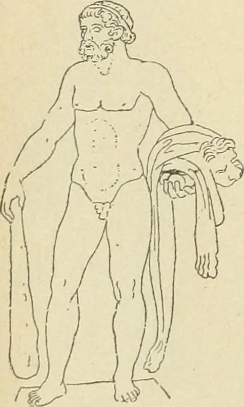 An illustration from Répertoire de la statuaire grecque et romaine, 1908, leaf 257