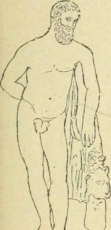 An illustration from Répertoire de la statuaire grecque et romaine, 1908, leaf 258