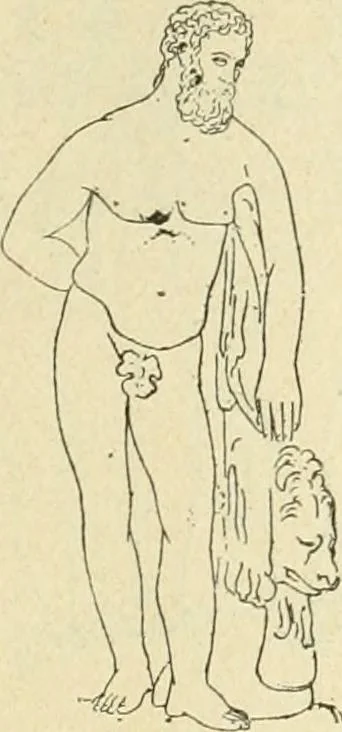 An illustration from Répertoire de la statuaire grecque et romaine, 1908, leaf 258