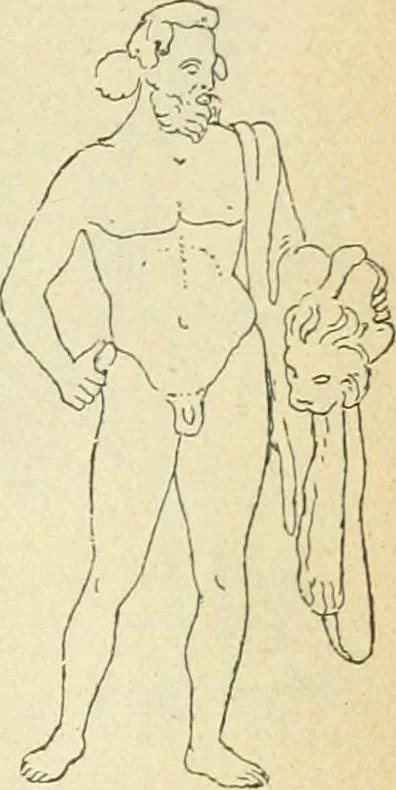 An illustration from Répertoire de la statuaire grecque et romaine, 1908, leaf 258