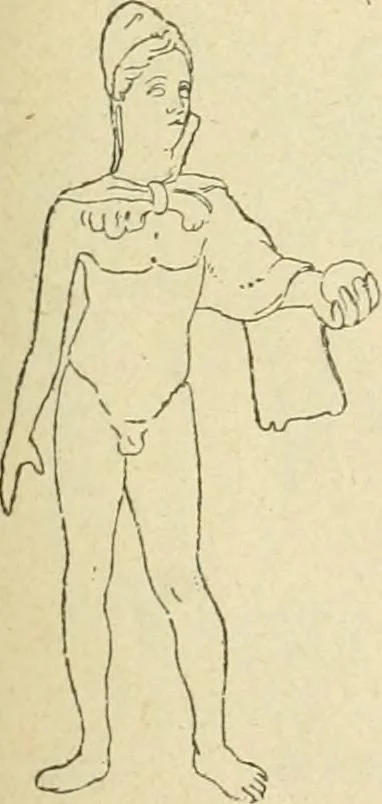 An illustration from Répertoire de la statuaire grecque et romaine, 1908, leaf 258