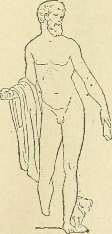 An illustration from Répertoire de la statuaire grecque et romaine, 1908, leaf 258
