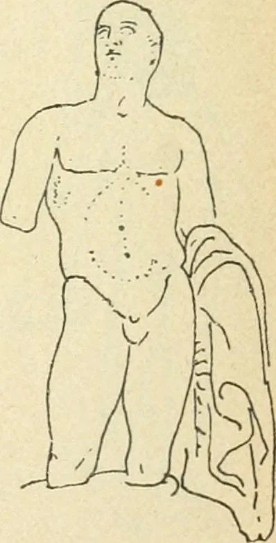 An illustration from Répertoire de la statuaire grecque et romaine, 1908, leaf 258