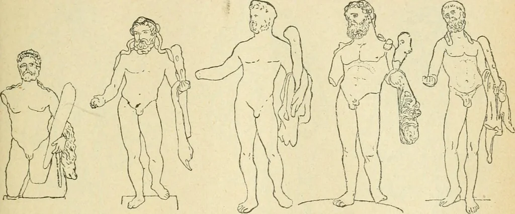 An illustration from Répertoire de la statuaire grecque et romaine, 1908, leaf 260