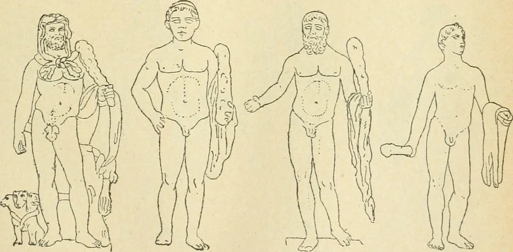 An illustration from Répertoire de la statuaire grecque et romaine, 1908, leaf 260