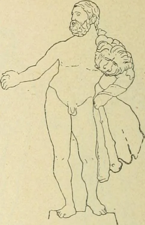 An illustration from Répertoire de la statuaire grecque et romaine, 1908, leaf 261