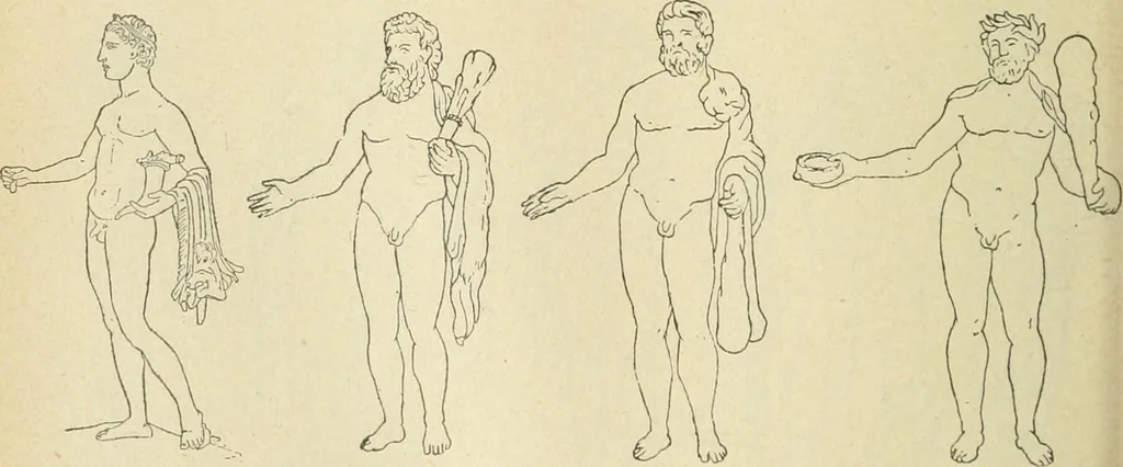 An illustration from Répertoire de la statuaire grecque et romaine, 1908, leaf 261