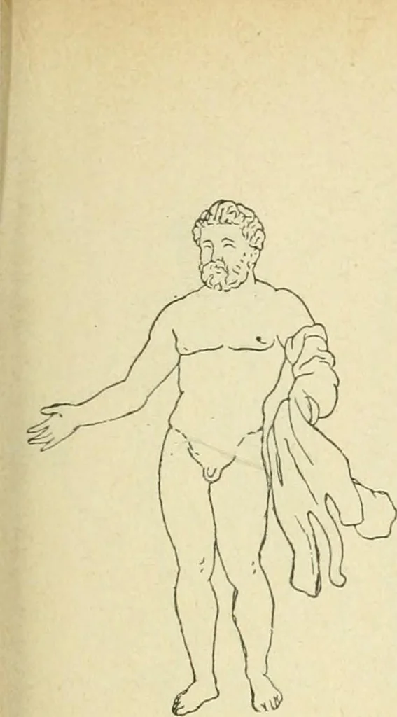 An illustration from Répertoire de la statuaire grecque et romaine, 1908, leaf 262