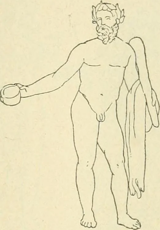 An illustration from Répertoire de la statuaire grecque et romaine, 1908, leaf 262
