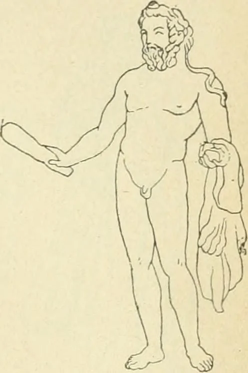 An illustration from Répertoire de la statuaire grecque et romaine, 1908, leaf 262