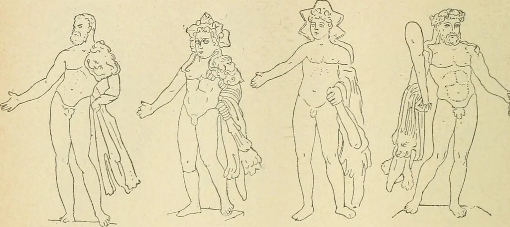 An illustration from Répertoire de la statuaire grecque et romaine, 1908, leaf 263