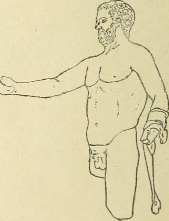An illustration from Répertoire de la statuaire grecque et romaine, 1908, leaf 263
