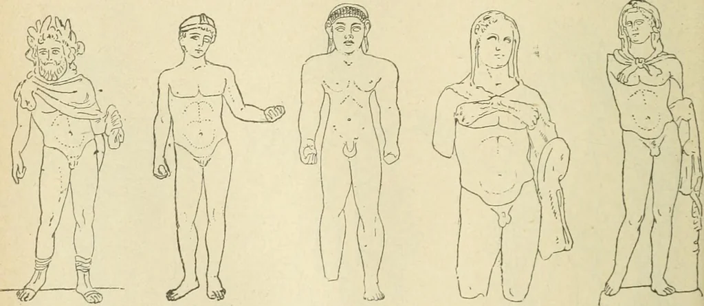 An illustration from Répertoire de la statuaire grecque et romaine, 1908, leaf 265