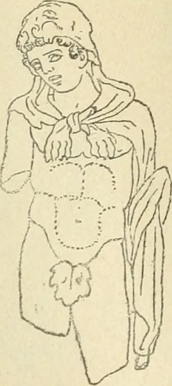 An illustration from Répertoire de la statuaire grecque et romaine, 1908, leaf 267