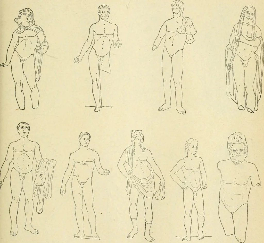 An illustration from Répertoire de la statuaire grecque et romaine, 1908, leaf 268