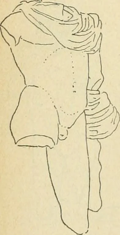 An illustration from Répertoire de la statuaire grecque et romaine, 1908, leaf 269