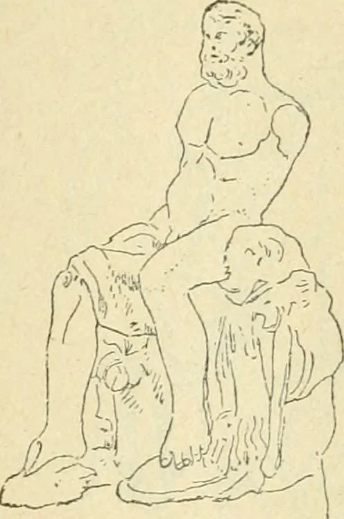 An illustration from Répertoire de la statuaire grecque et romaine, 1908, leaf 270