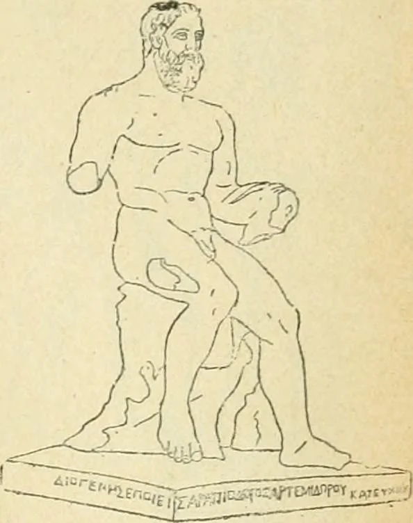 An illustration from Répertoire de la statuaire grecque et romaine, 1908, leaf 270