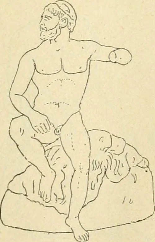 An illustration from Répertoire de la statuaire grecque et romaine, 1908, leaf 270