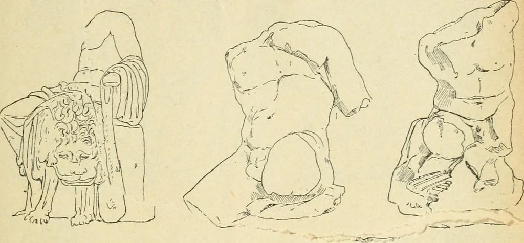 An illustration from Répertoire de la statuaire grecque et romaine, 1908, leaf 272