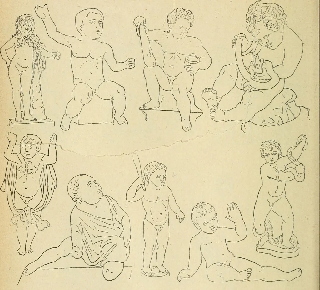 An illustration from Répertoire de la statuaire grecque et romaine, 1908, leaf 273