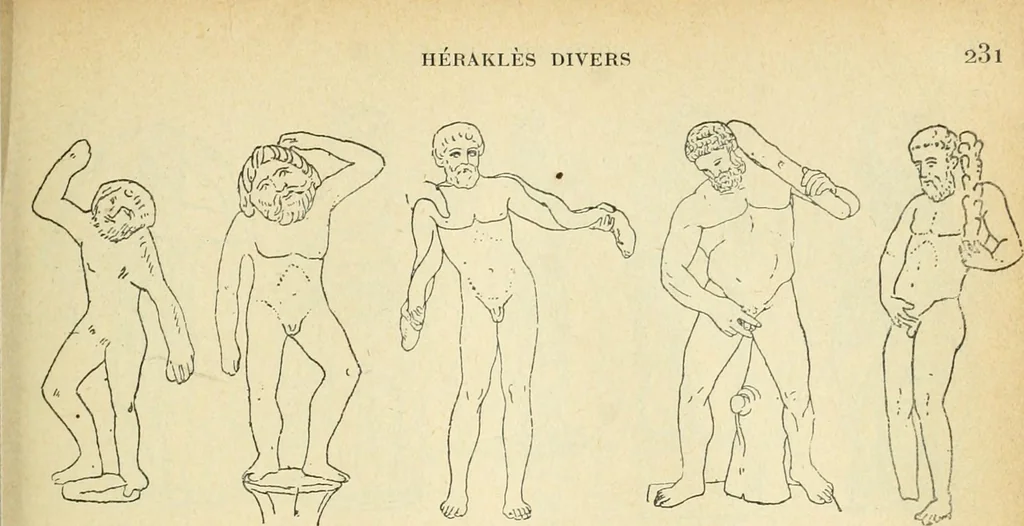 An illustration from Répertoire de la statuaire grecque et romaine, 1908, leaf 274