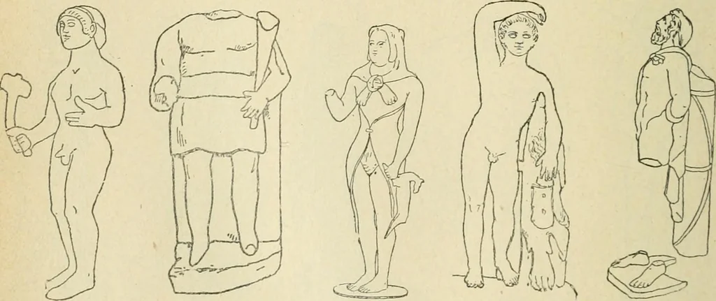An illustration from Répertoire de la statuaire grecque et romaine, 1908, leaf 275