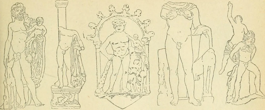 An illustration from Répertoire de la statuaire grecque et romaine, 1908, leaf 276
