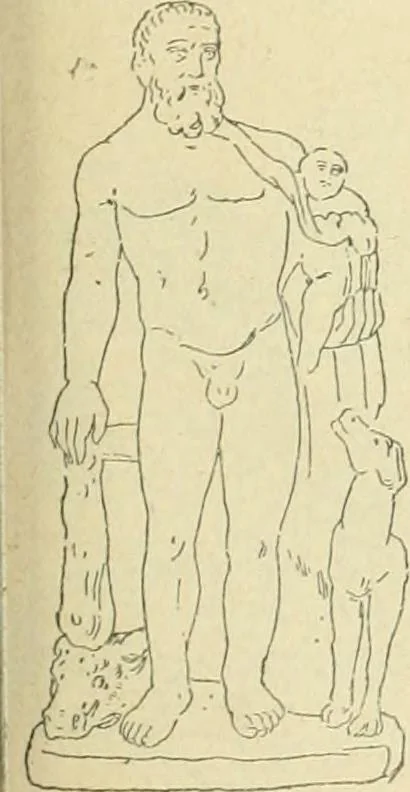 An illustration from Répertoire de la statuaire grecque et romaine, 1908, leaf 276