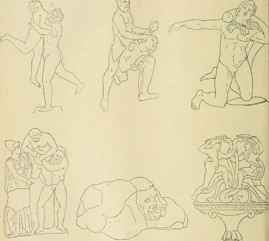 An illustration from Répertoire de la statuaire grecque et romaine, 1908, leaf 277