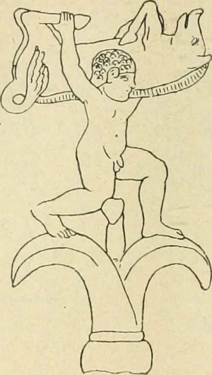 An illustration from Répertoire de la statuaire grecque et romaine, 1908, leaf 279