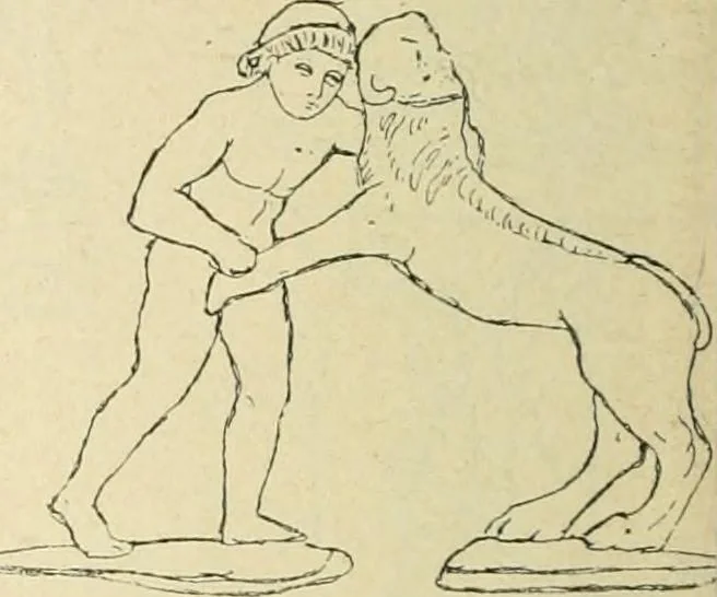 An illustration from Répertoire de la statuaire grecque et romaine, 1908, leaf 279