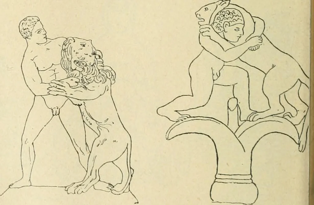 An illustration from Répertoire de la statuaire grecque et romaine, 1908, leaf 279