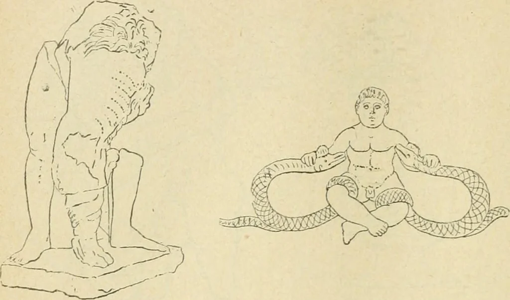 An illustration from Répertoire de la statuaire grecque et romaine, 1908, leaf 281