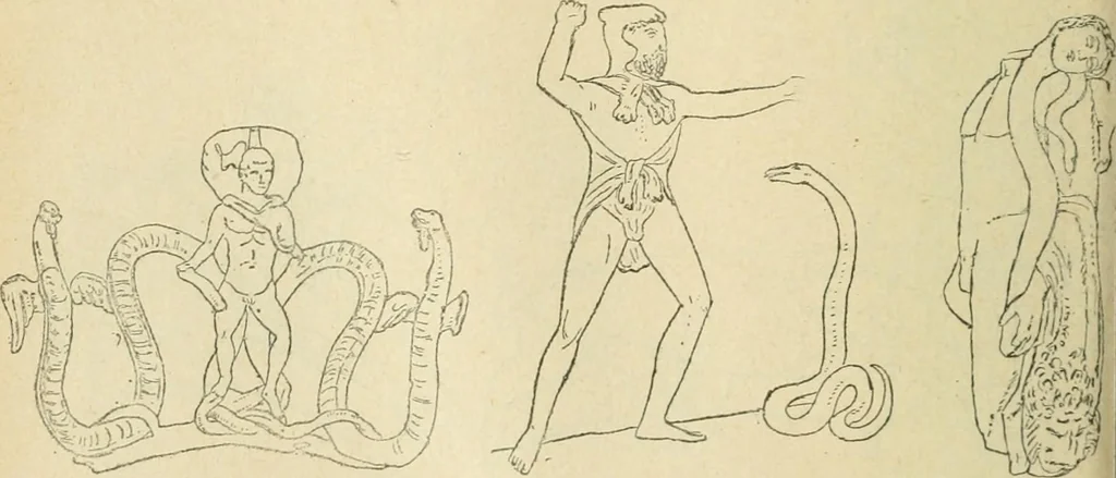 An illustration from Répertoire de la statuaire grecque et romaine, 1908, leaf 281