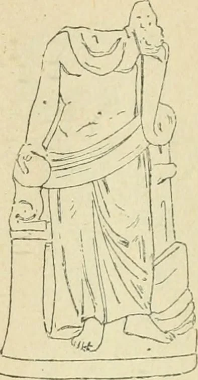 An illustration from Répertoire de la statuaire grecque et romaine, 1908, leaf 295