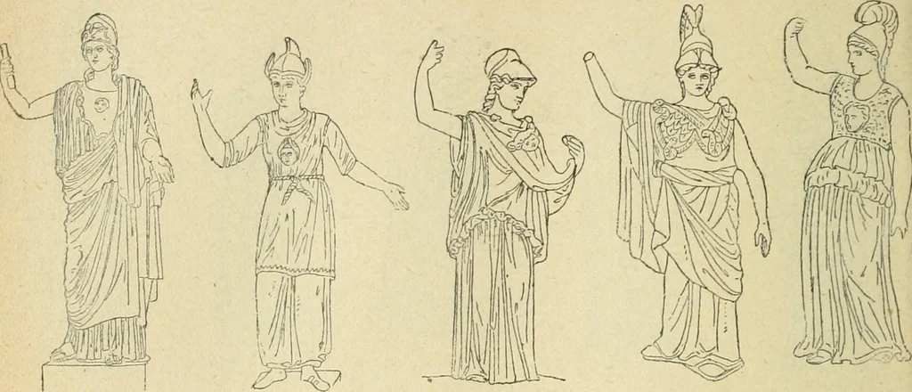 An illustration from Répertoire de la statuaire grecque et romaine, 1908, leaf 321
