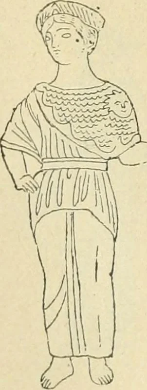 An illustration from Répertoire de la statuaire grecque et romaine, 1908, leaf 327