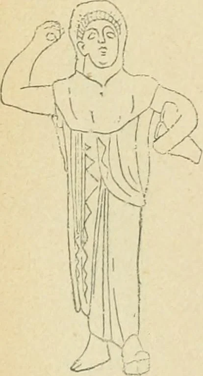 An illustration from Répertoire de la statuaire grecque et romaine, 1908, leaf 329