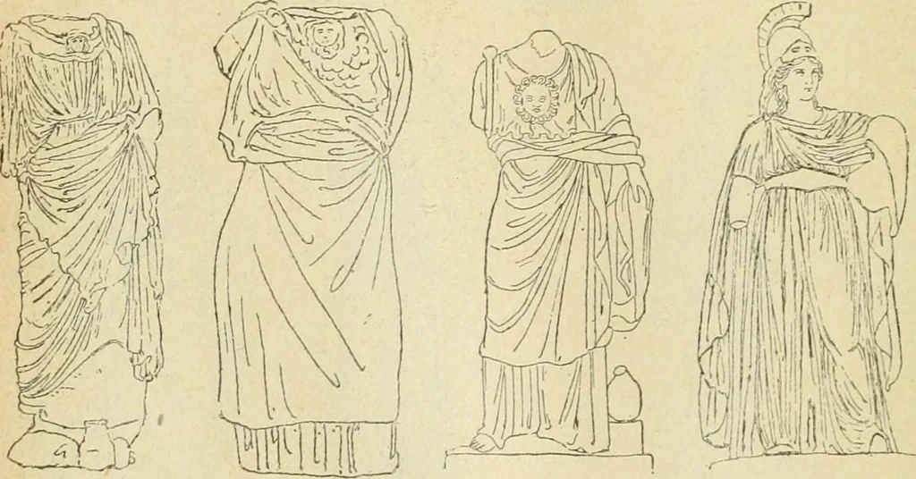 An illustration from Répertoire de la statuaire grecque et romaine, 1908, leaf 335