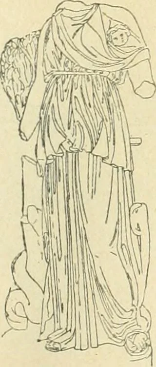 An illustration from Répertoire de la statuaire grecque et romaine, 1908, leaf 338